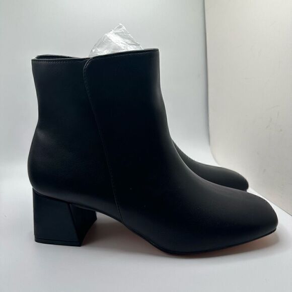 CUSHIONAIRE Women's Nexus dress heel boot +Memory Foam 8.5 BLACK - Picture 1 of 7